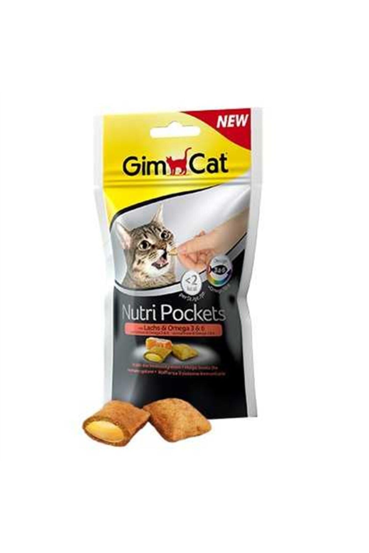 Nutripockets Kedi Somon Balıklı&omega3&6 Kedi Ödülü 60 gr 6'lı Set