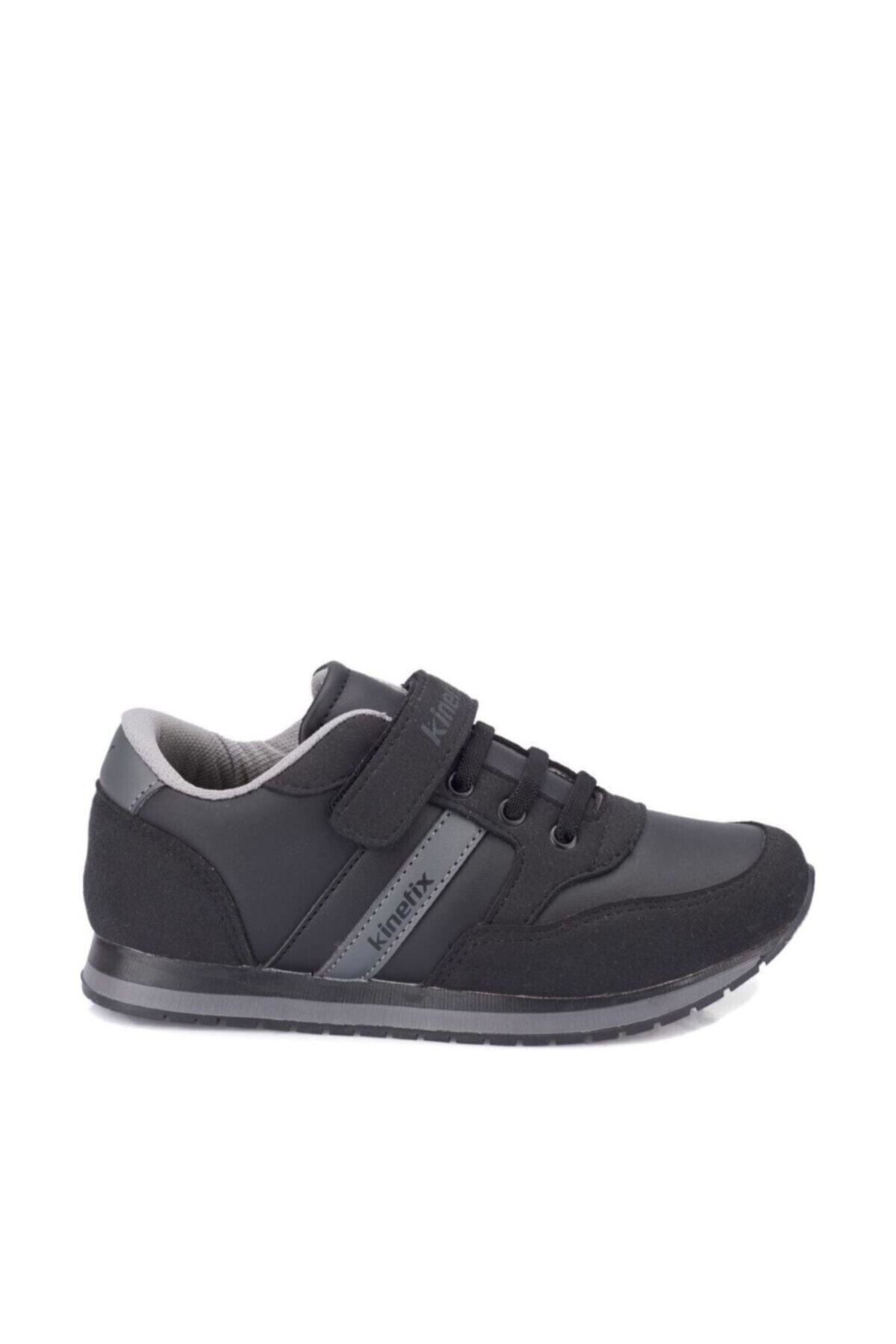 Kinetix-PAYOF PU Black Gray Boys' Sneakers100264250 2