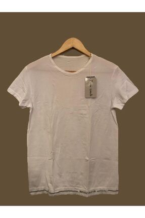 Erkek Beyaz Dikişsiz T-shirt 2'li Paket 25412