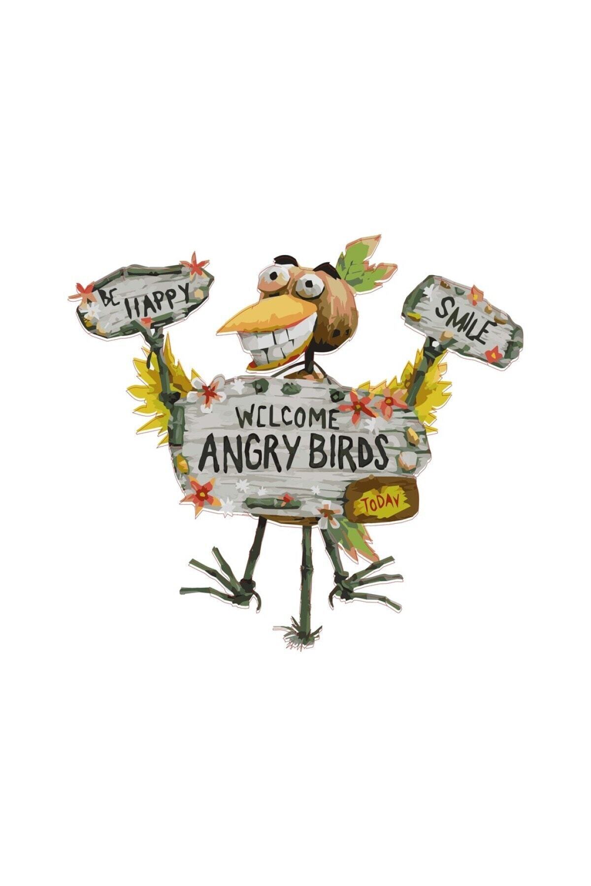 Angry Bird Dekoratif Duvar Sticker
