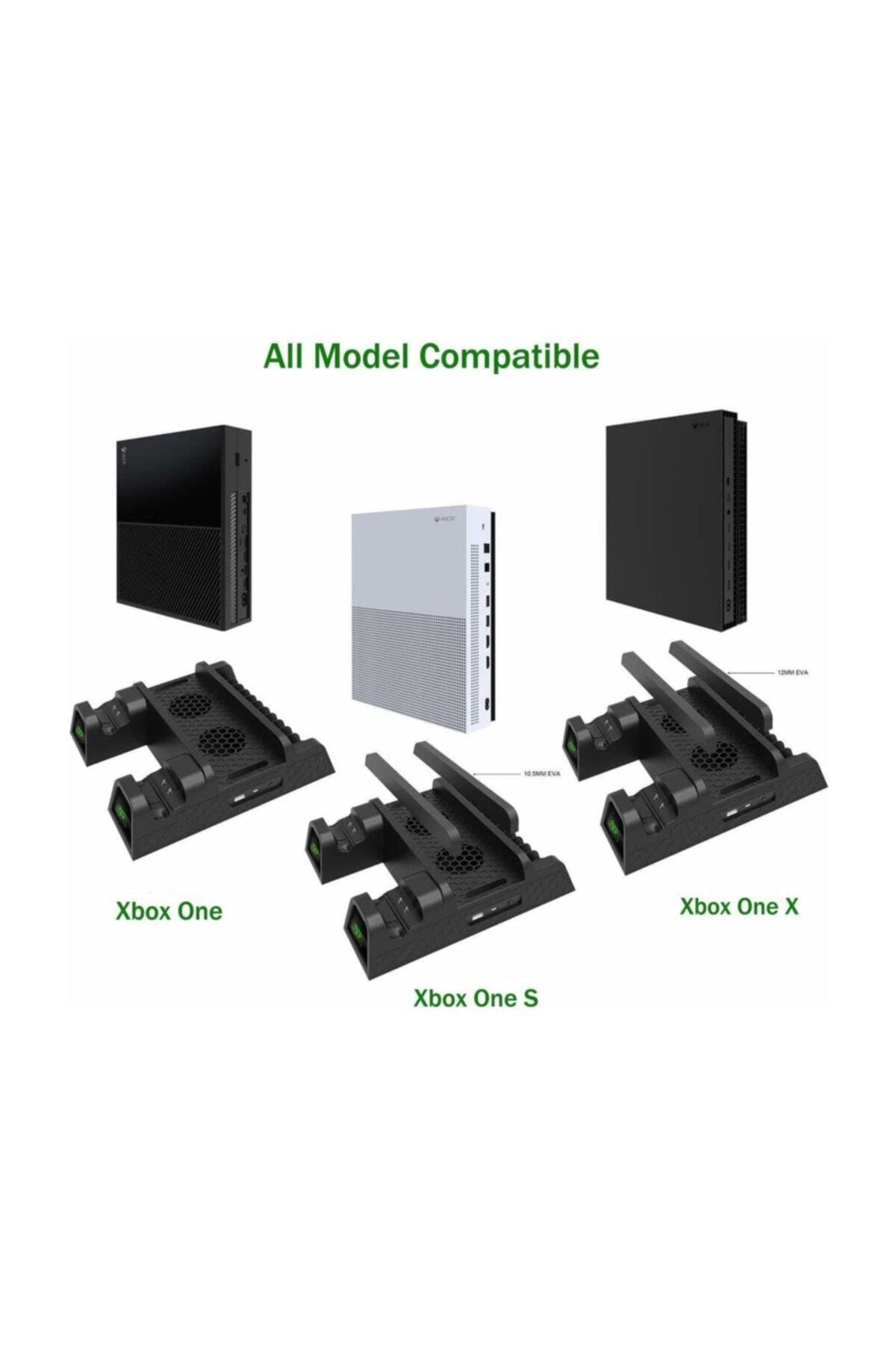 Xbox One Dik Tutma Standı Fanlı Ikli Şarjlı Göstergeli Dock Xbox One X S 2