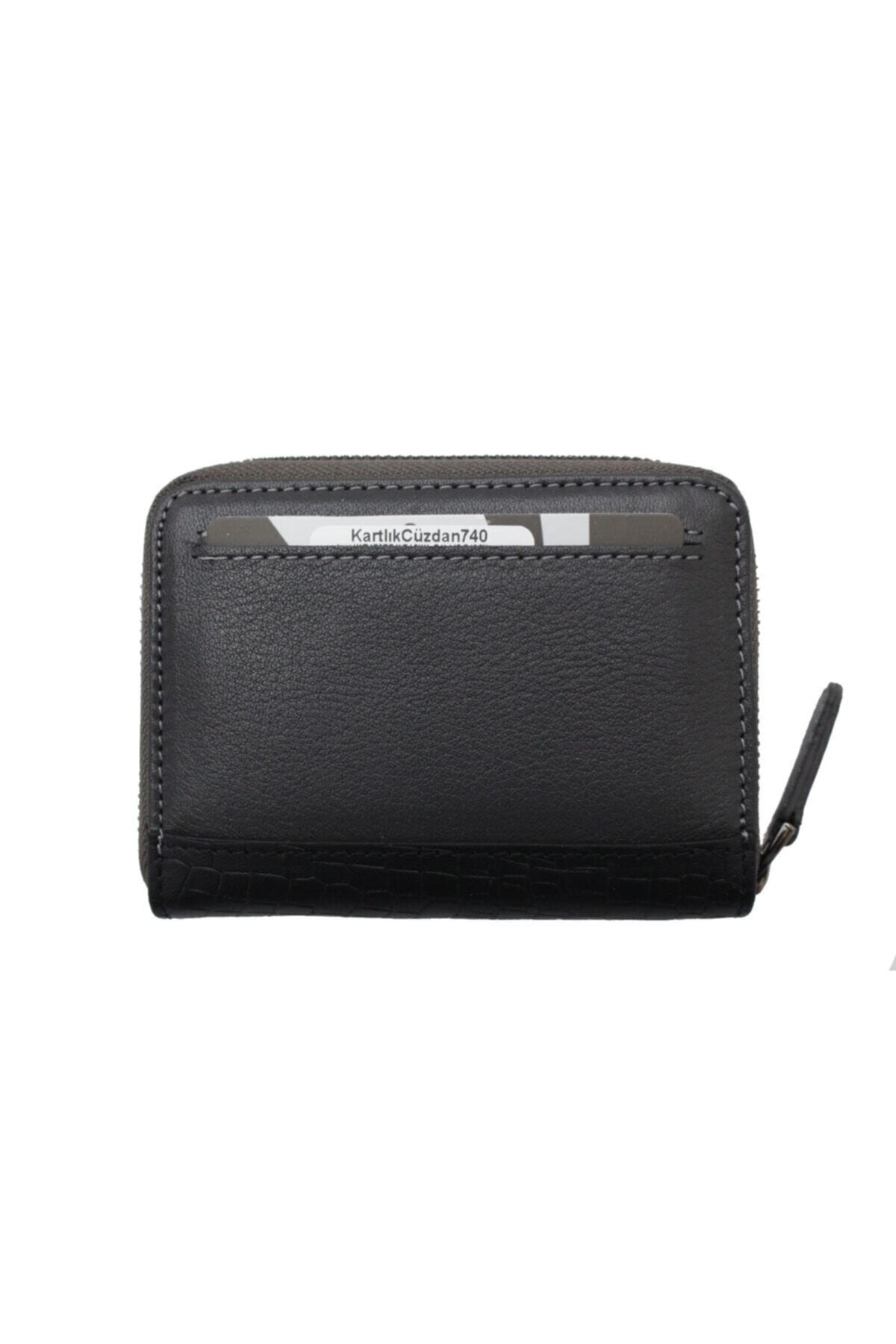Gd 740 Unisex Hakiki Deri Cüzdan - Kartlık