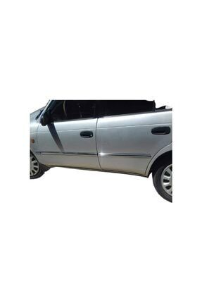 Oto Toyota Corolla Sedan Krom Yan Kapı Çıtası 1992-1998 Paslanmaz Çelik 6 Parça Uyumlu k010