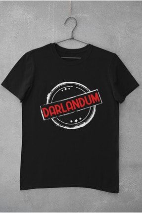 Erkek Siyah Darlandum Karadeniz T Shirt SİYAH