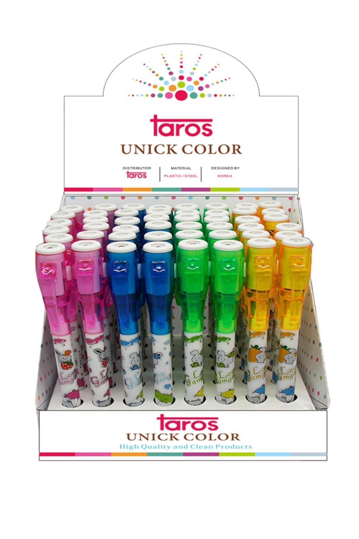 Taros Vintage Label Secret Pen Işıklı Kalem