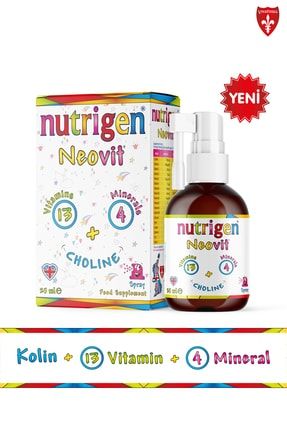 Neovit Neonatal Kolinli Vitamin Mineral Oral Sprey 25 Ml 5060409581659