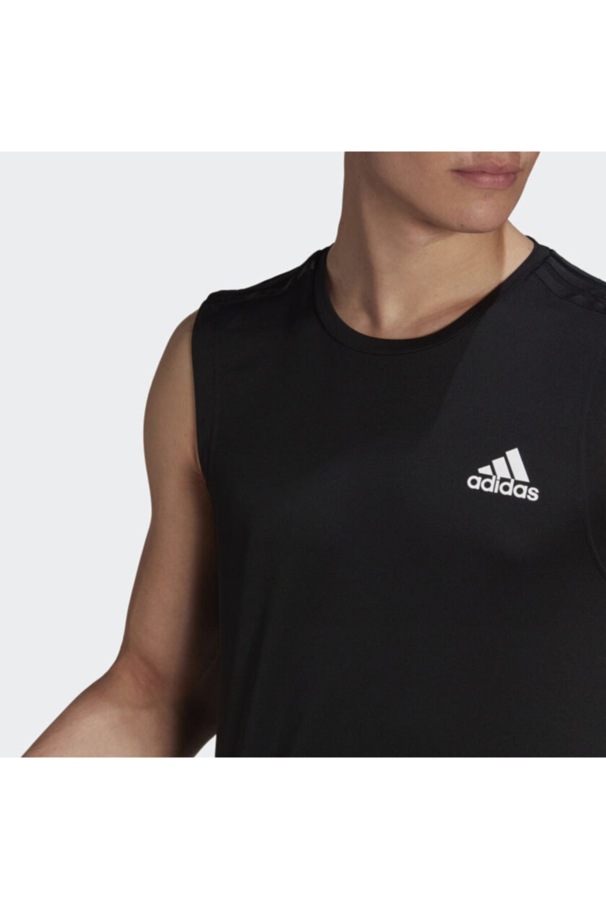 adidas AEROREADY Designed To Move Sport 3-Stripes tanktop Heren Zwart |  Bestel online » Intersport.nl