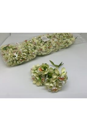 Krem Tomurcuk Gül Yapay Cipso Çiçek cps001