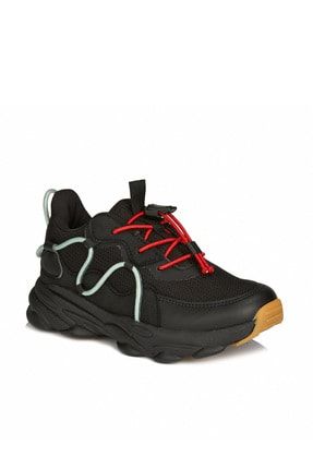 Baxi Hafif Unisex Çocuk Siyah Sneaker 346.P20K.160-02