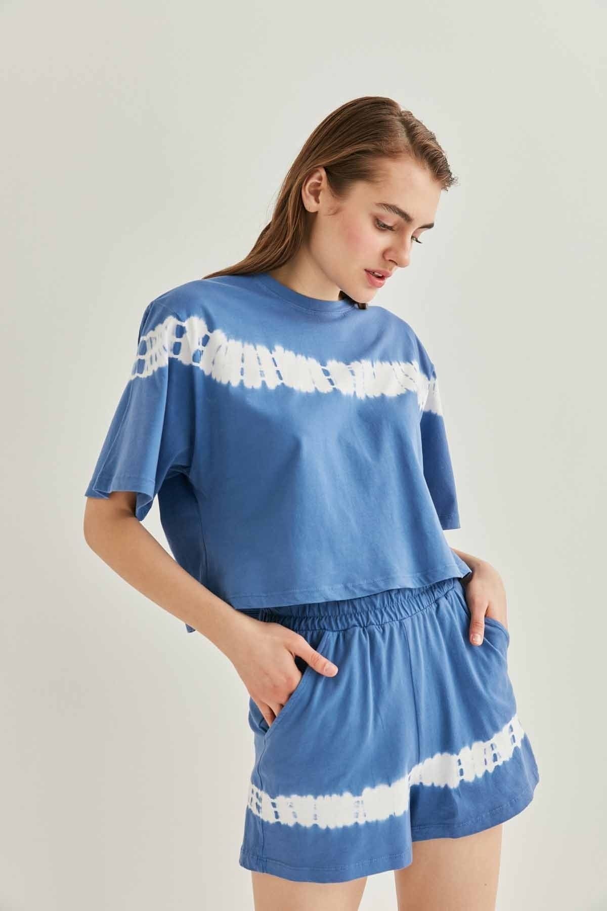 Vitrin T-Shirt Blau Regular Fit Fast ausverkauft