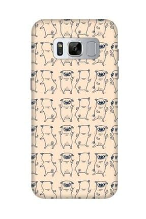 Samsung Galaxy S7 Edge Kılıf Kılıf Desenli Esnek Silikon Telefon Kabı Kapak - Pug sams6edgeplscupcase230