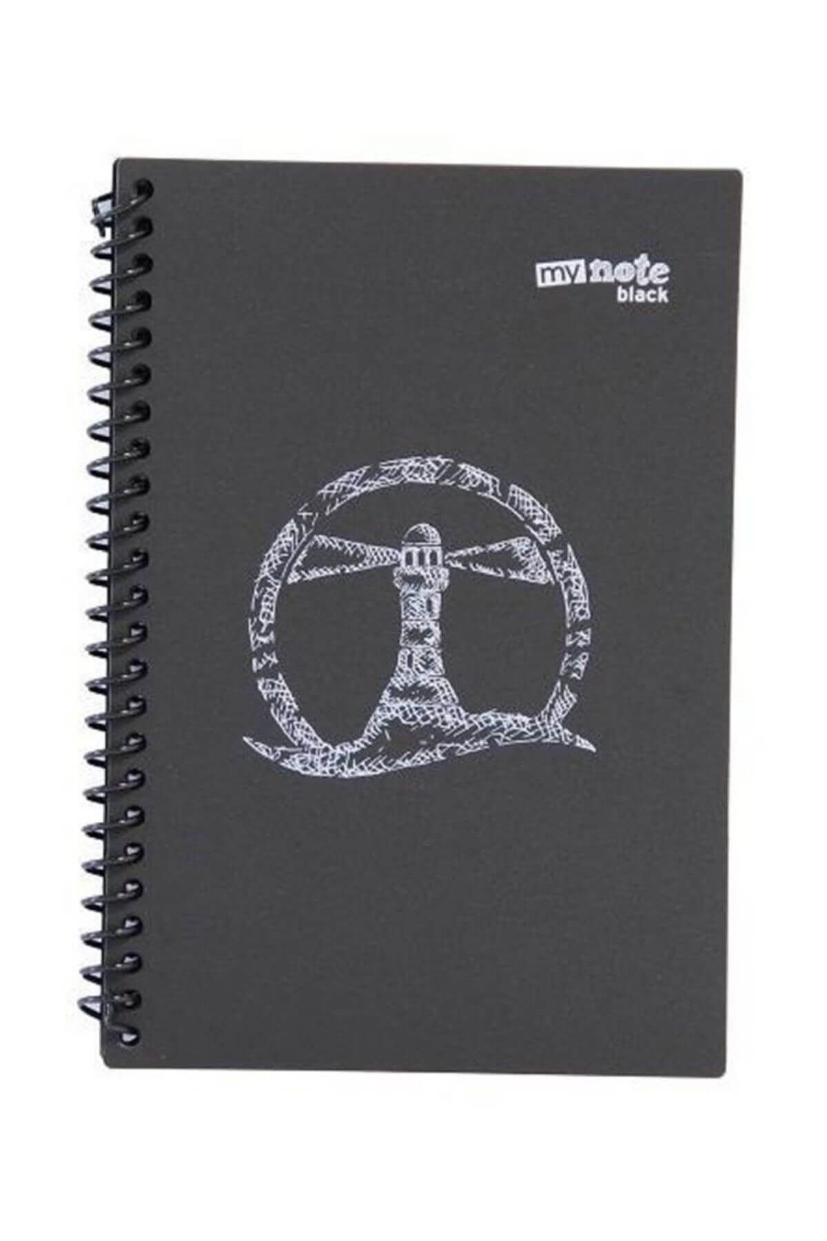 Mynote-Black Notebook A-5 60 Sheets 1