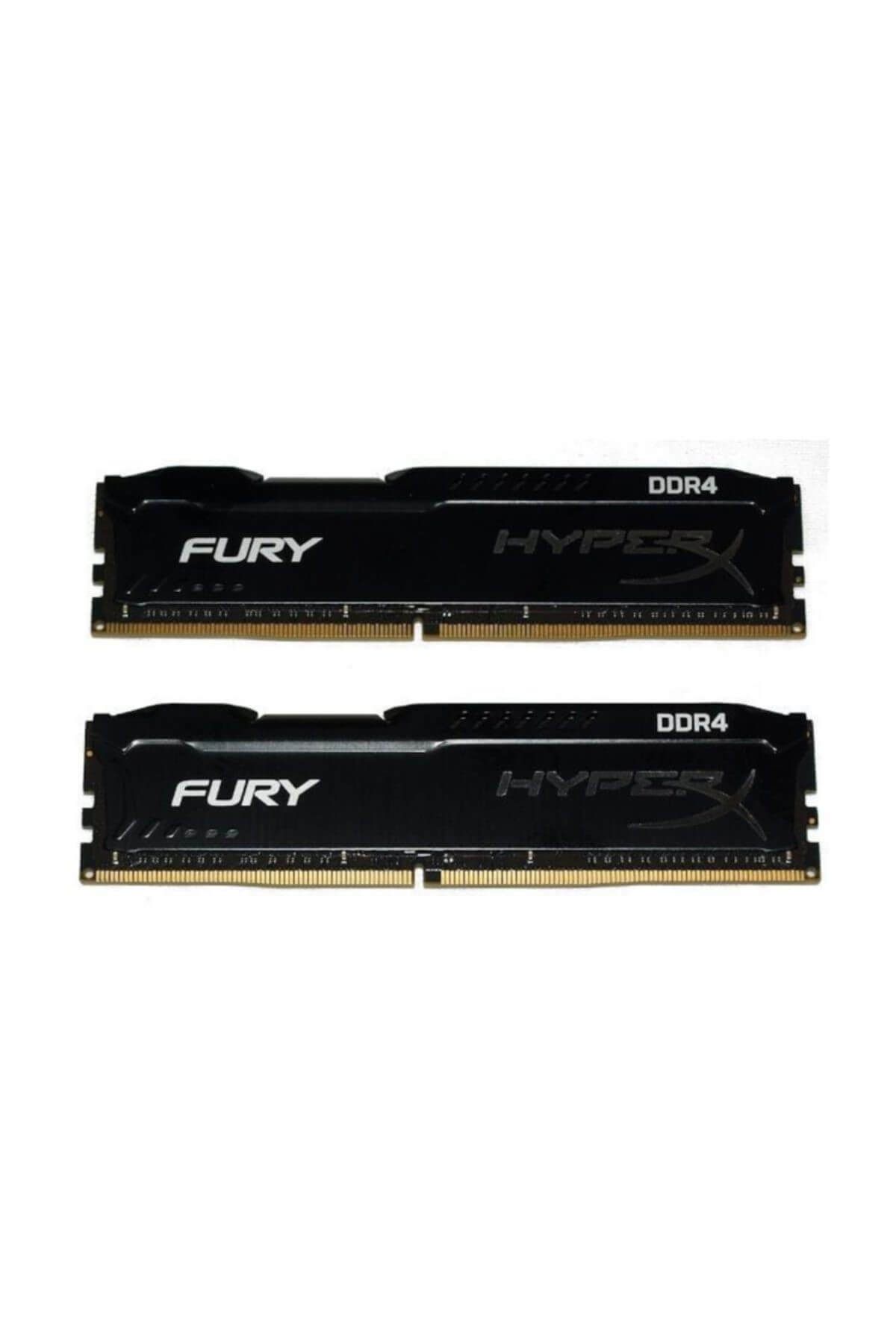 Kingston-ذاكرة الوصول العشوائي HyperX Fury بسعة 16 جيجابايت DDR4 باللون الأسود - 2400 ميجاهرتز CL15 (HX424C15FB/16) 4