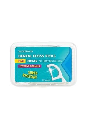 Flat Thread Dental Floss Picks 50 Adet 1250088