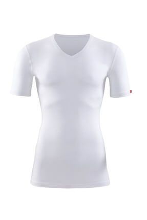 Erkek Kar Beyaz 2. Seviye Termal T-Shirt 1263 80833
