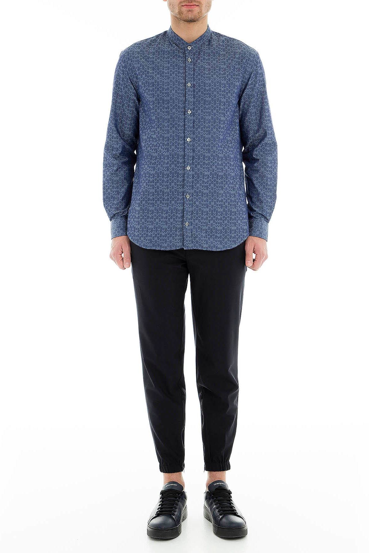 Navy armani on sale shirt
