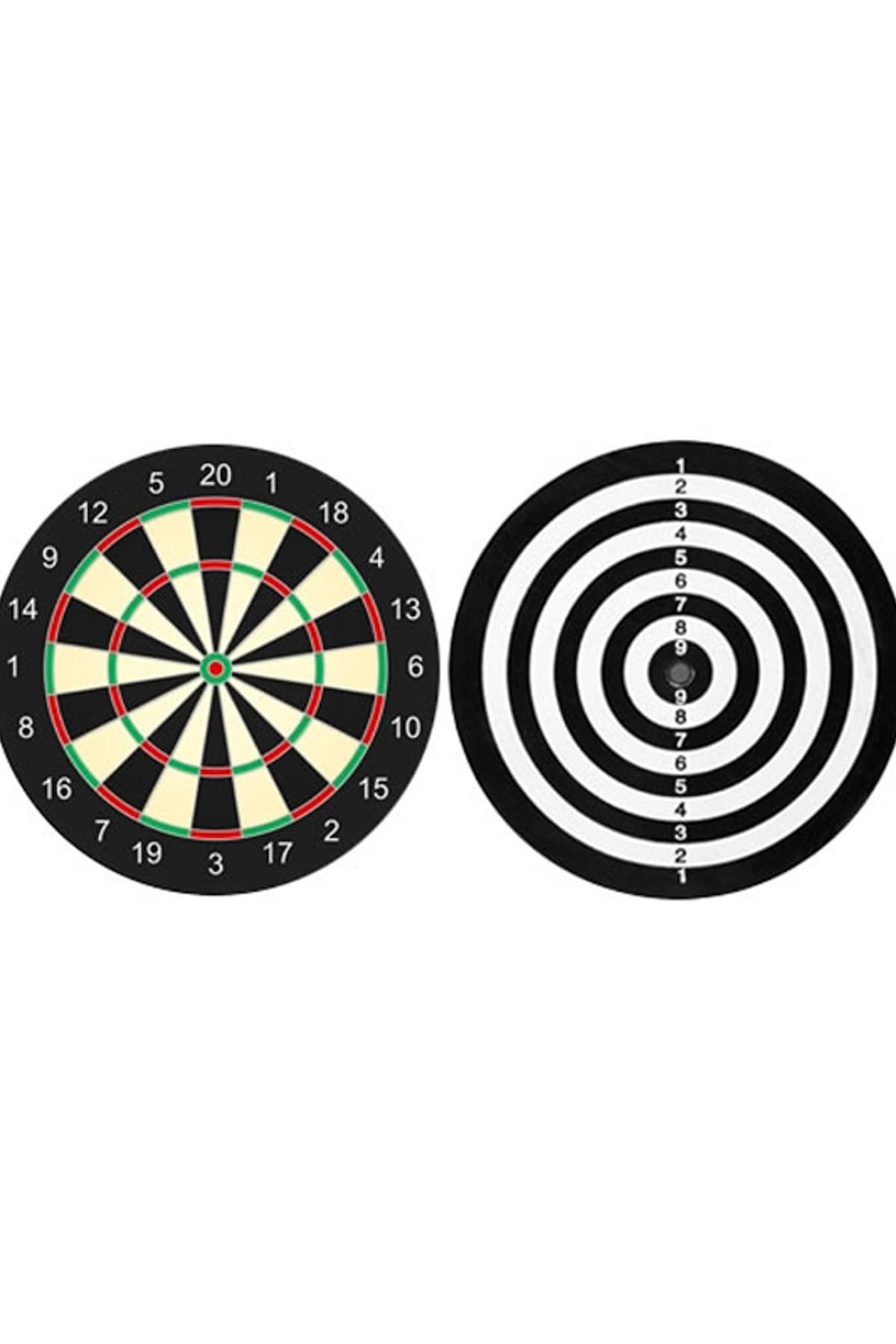 Genel Markalar Ev Ofis Monteli 4 Oklu Dart Tahtalı Çift Taraflı Dart Seti