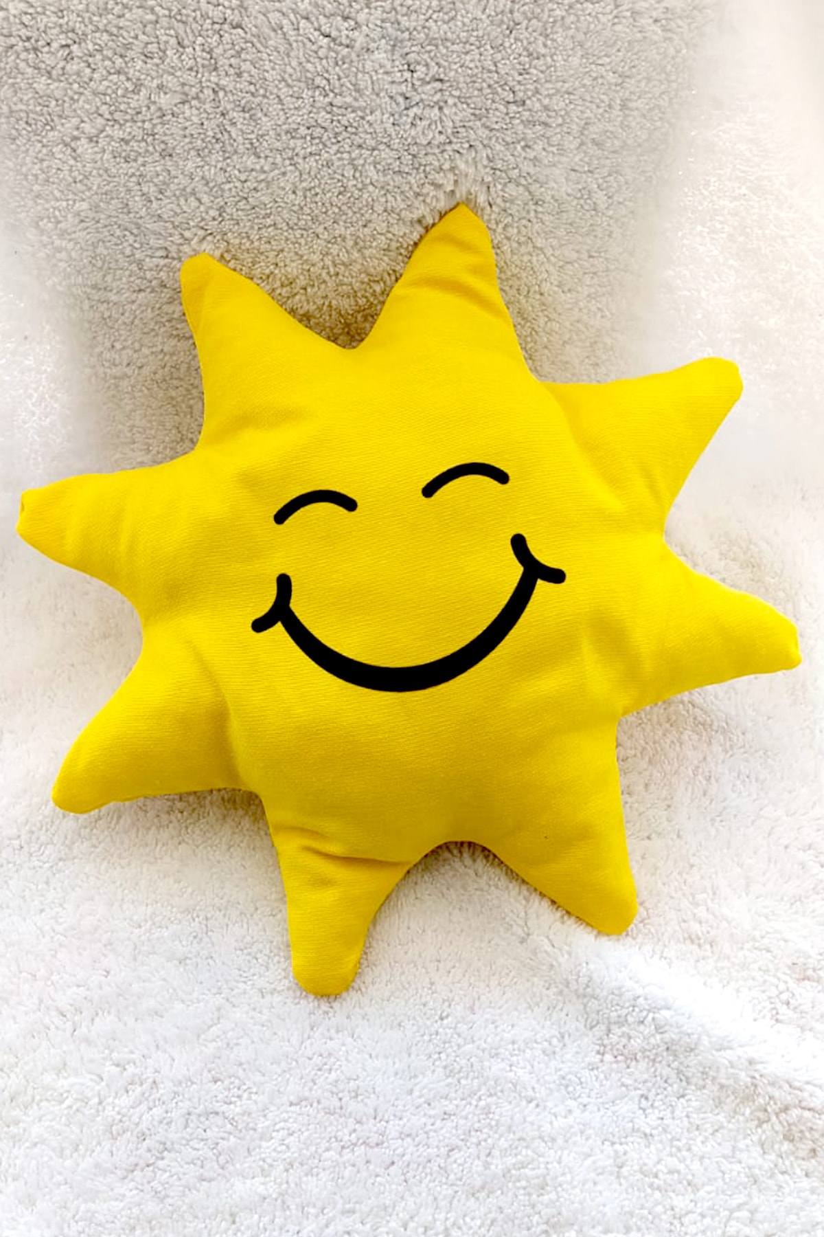 Miomundo Bebek & Çocuk Odası Kişiye Özel Güneş Dekoratif Yastık Isimli Yastık Maxi