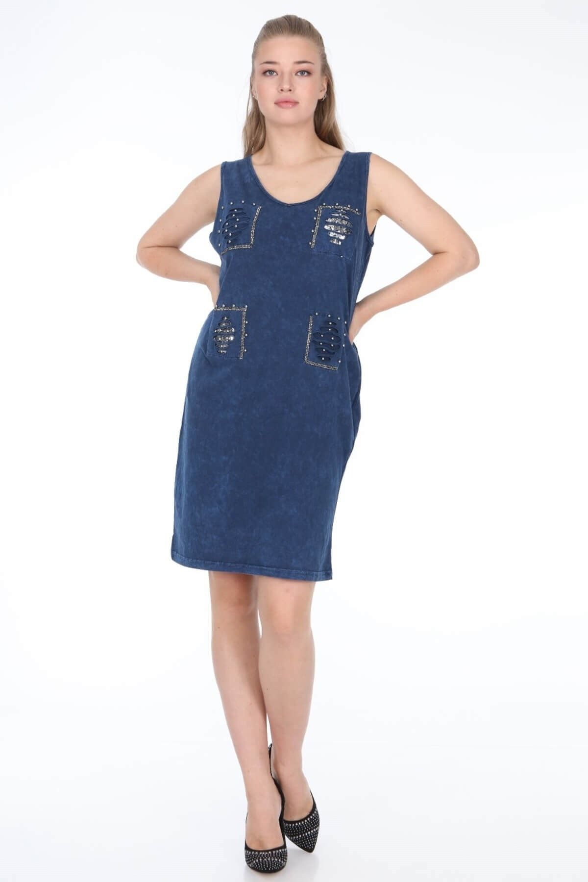 Denim dungaree 2025 dress plus size