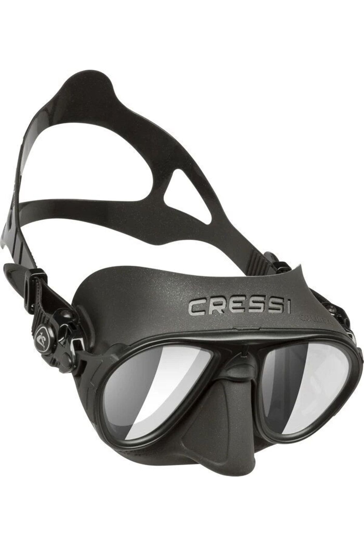 ماسک و اسنورکل مشکی آینه لنز Calibro HD cressi sub