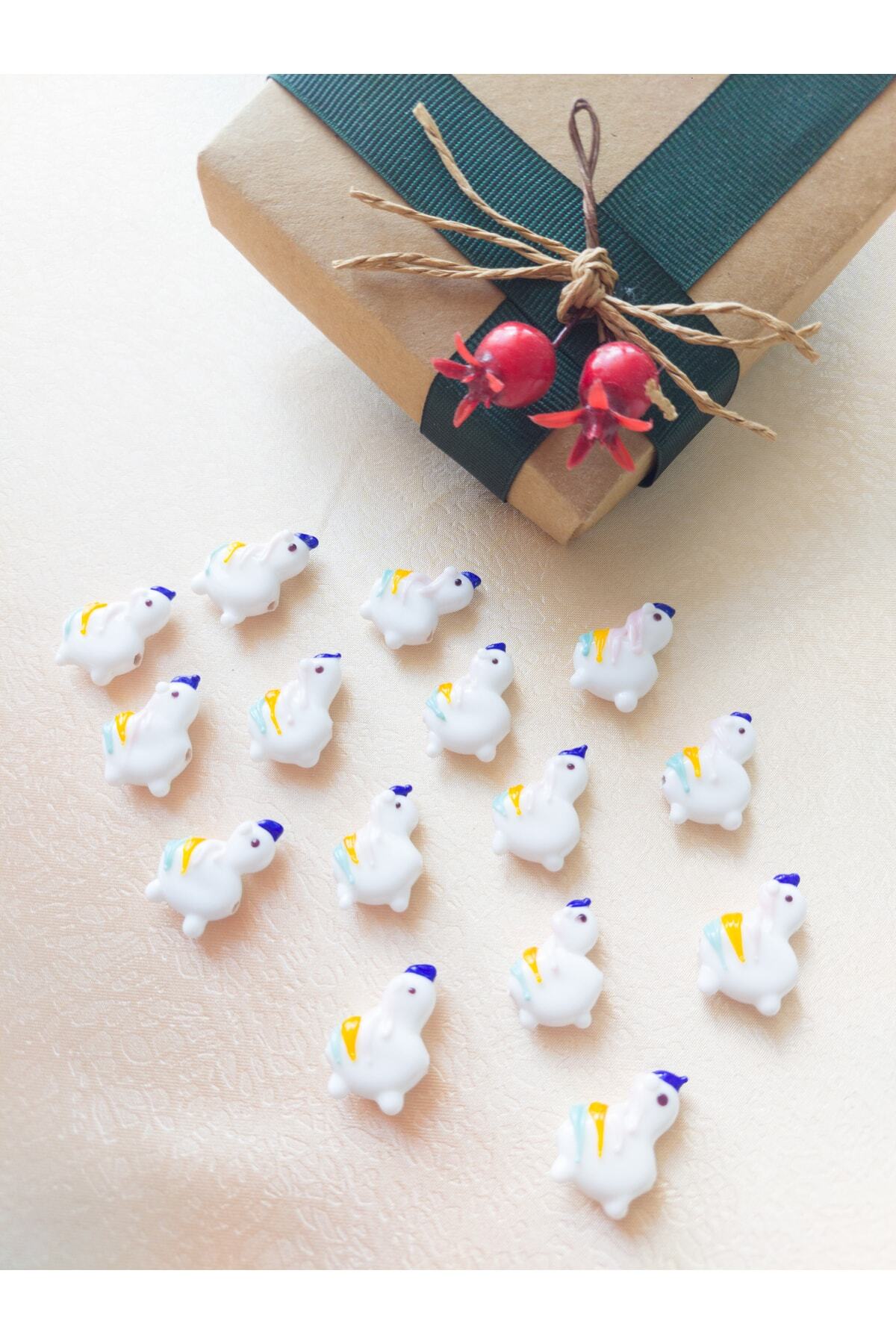 Bonanka Murano El Yapımı Unicorn Cam Boncuk (1 Adet) Fiyatı, Yorumları