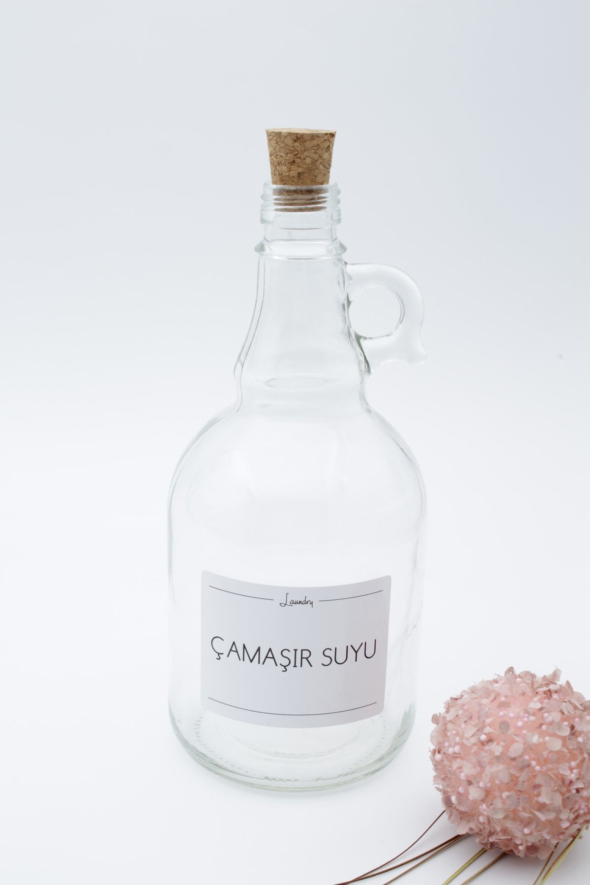 zezedesing-Bleach Bottle with Cork Cap 1000ml 2