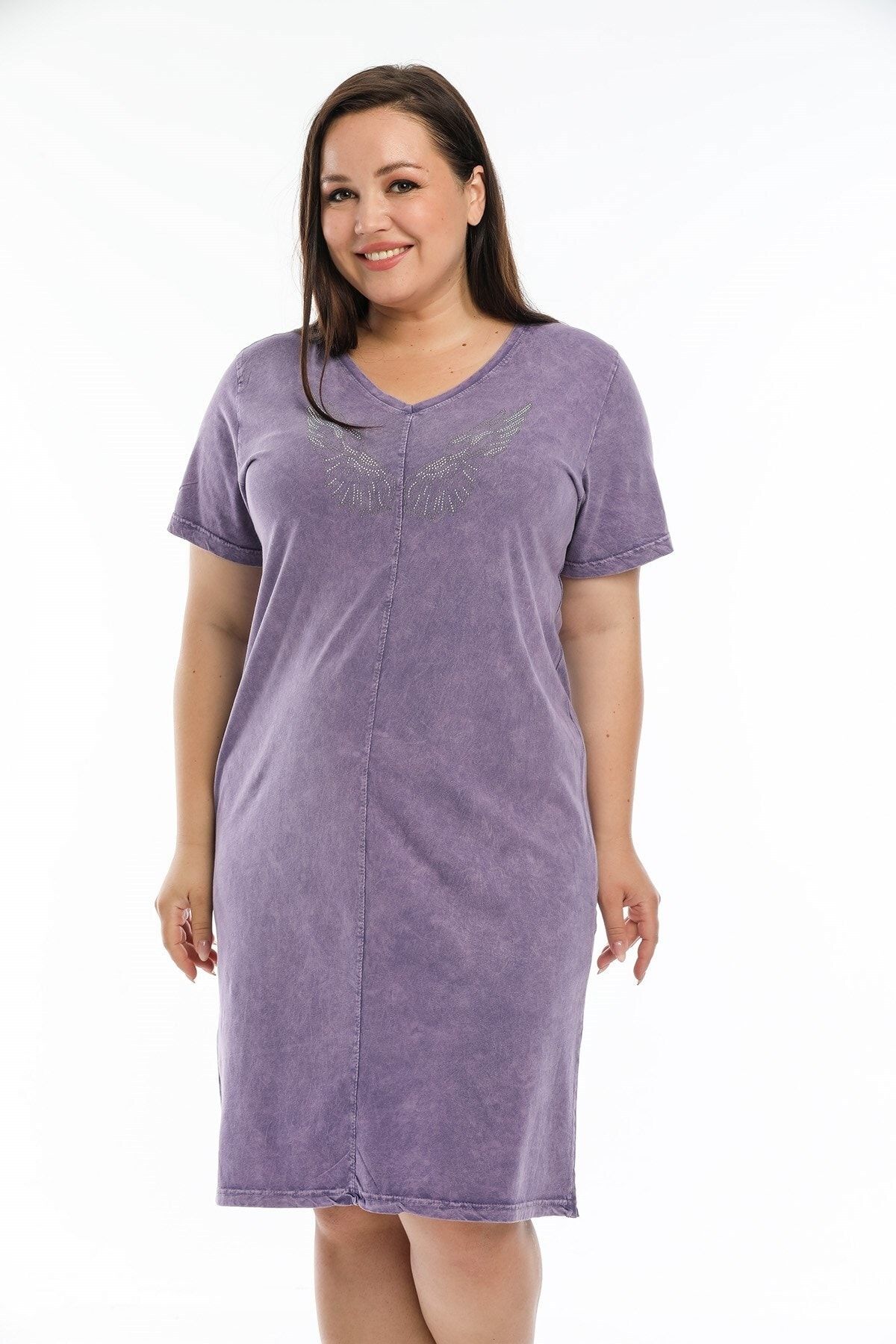 Angel wing top shirt dress