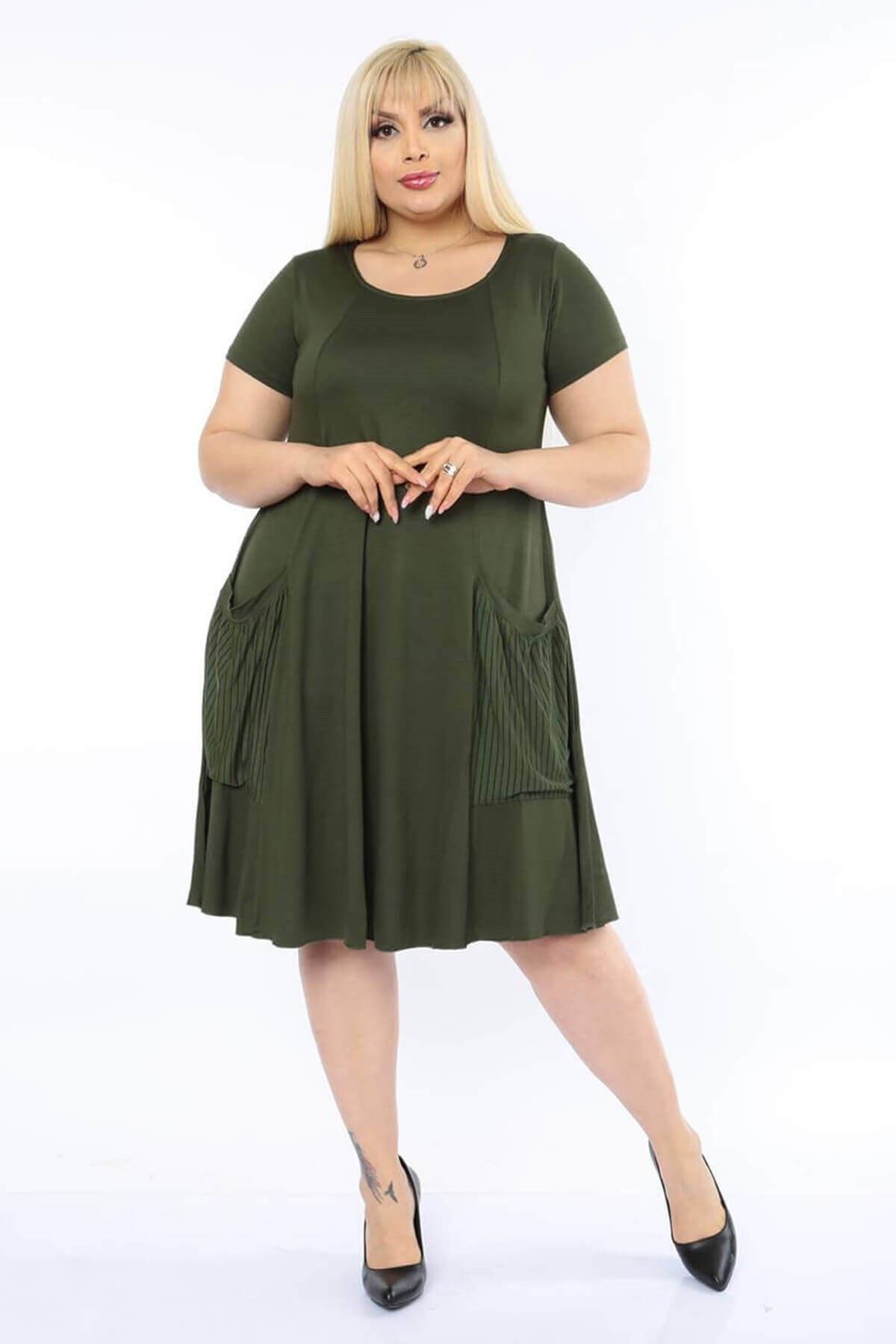 Plus size khaki sales skirt 20