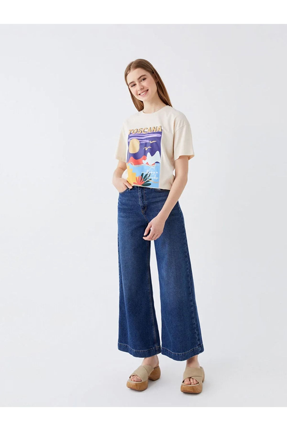 LC Waikiki T-Shirt Mehrfarbig Regular Fit FN7132