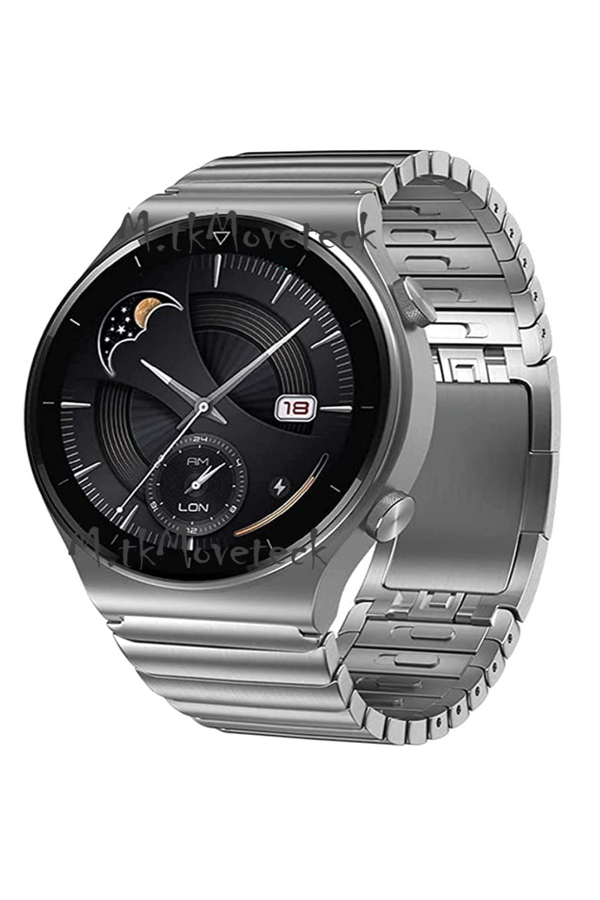 Huawei watch stainless steel with stainless steel link band new arrivals