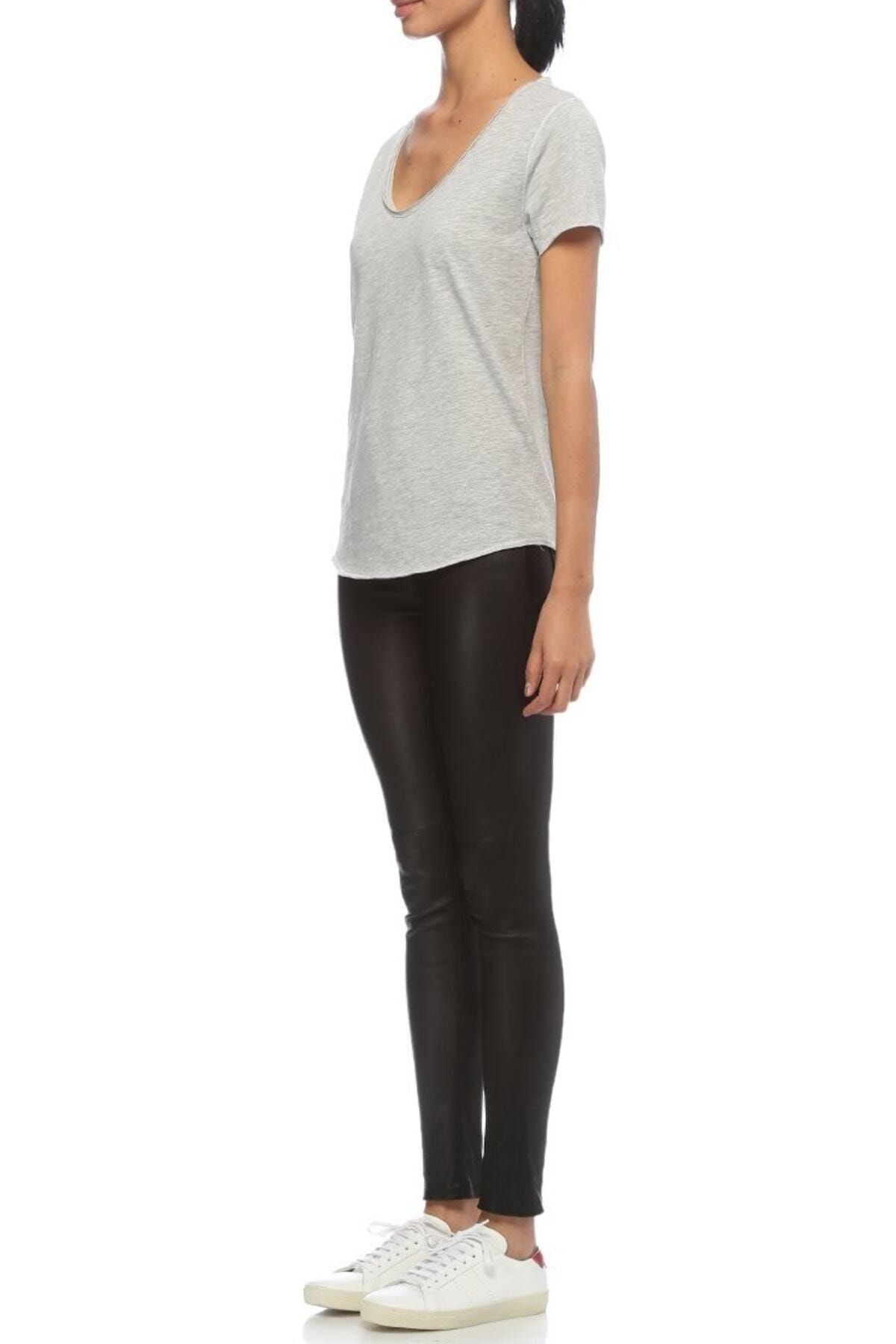 BASIC&CO-Women's Gray T-Shirt Urb001 4