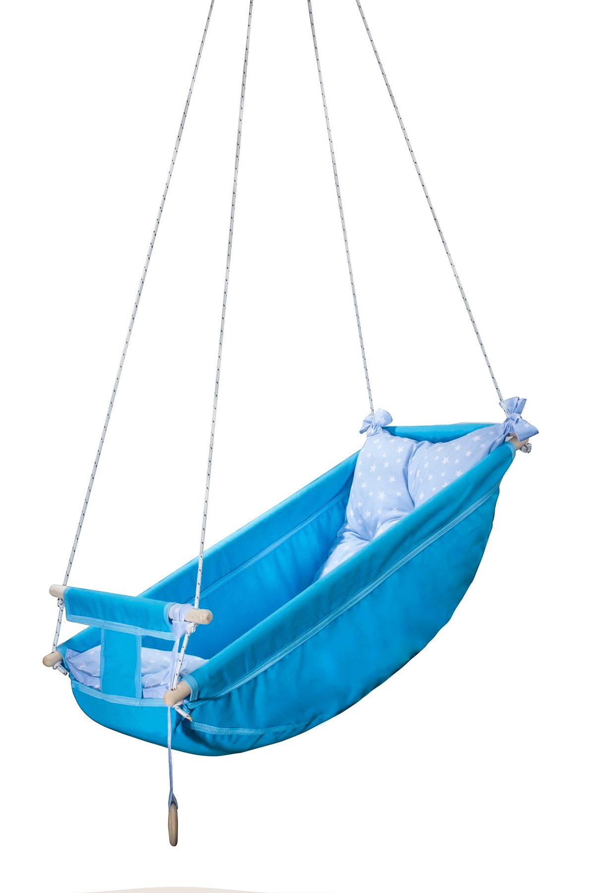 Leiste Baby Sleeping Swing Children Wooden Hammock Cradle Swing