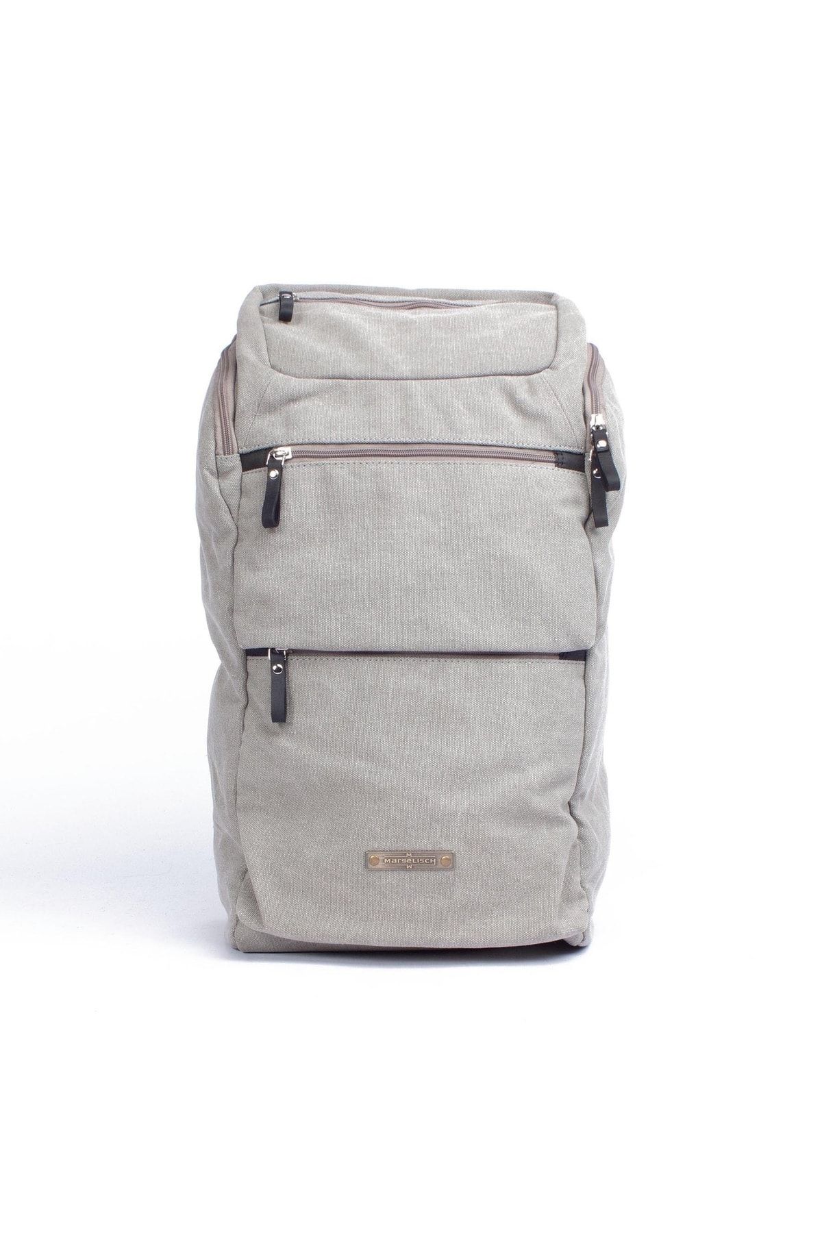 Margelisch Rucksack Grau Unifarben