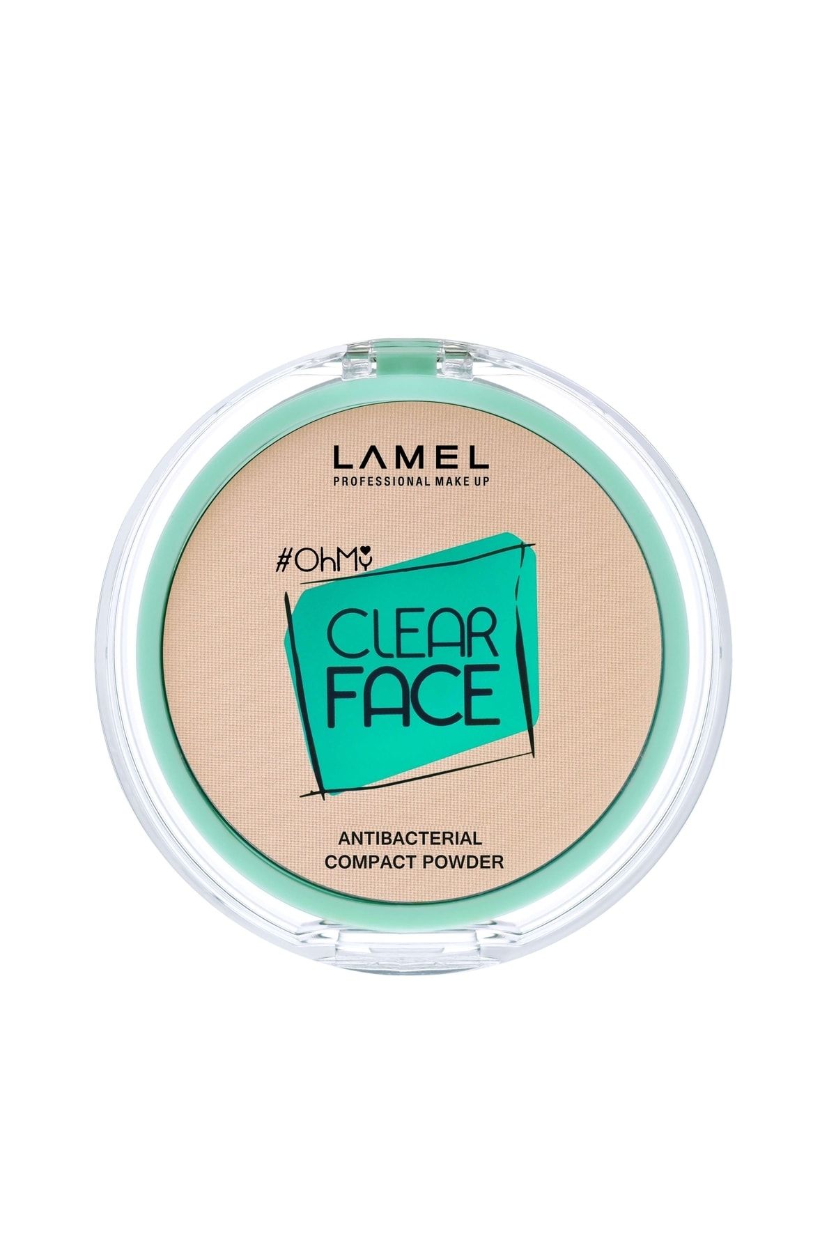 پودر کامپکت صورت Lamel Ohmy Clear No 401 Lamel Cosmetics