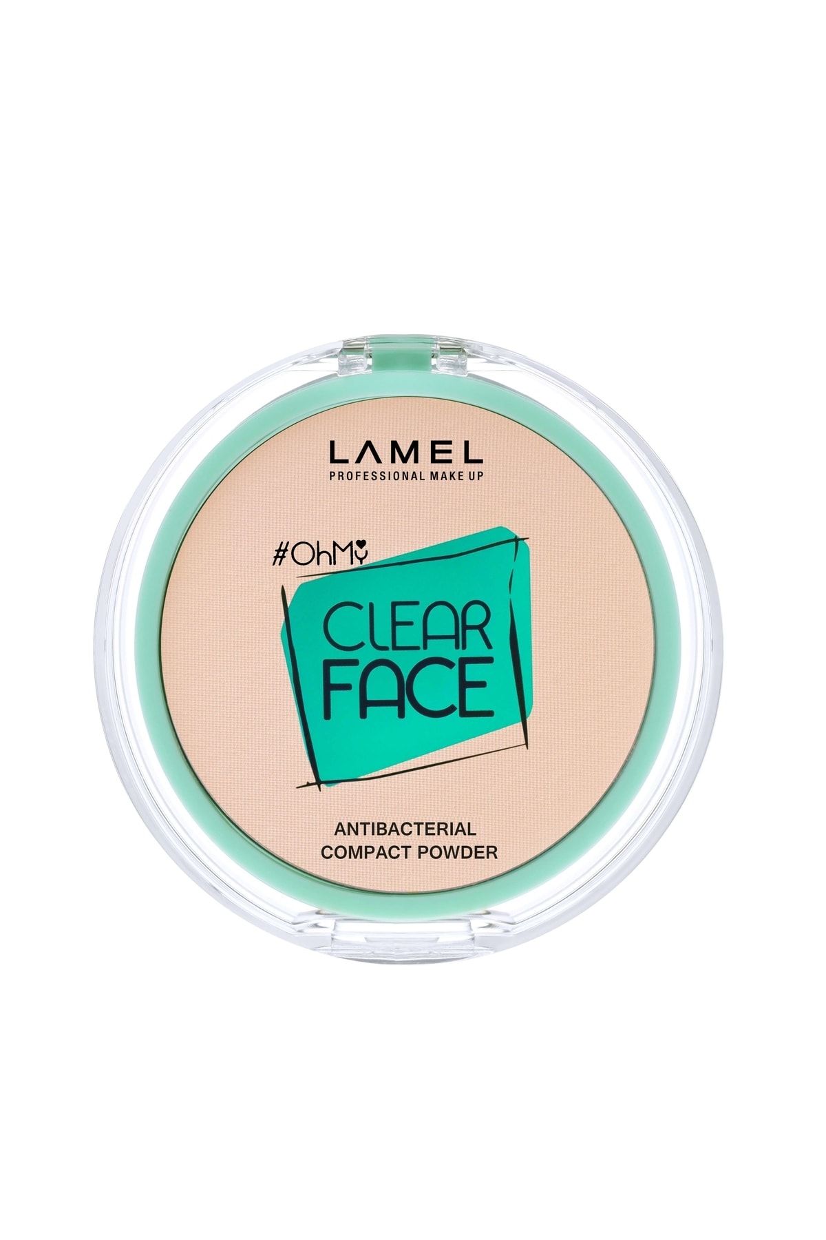 پودر کامپکت صورت Lamel Ohmy Clear No 405 Lamel Cosmetics