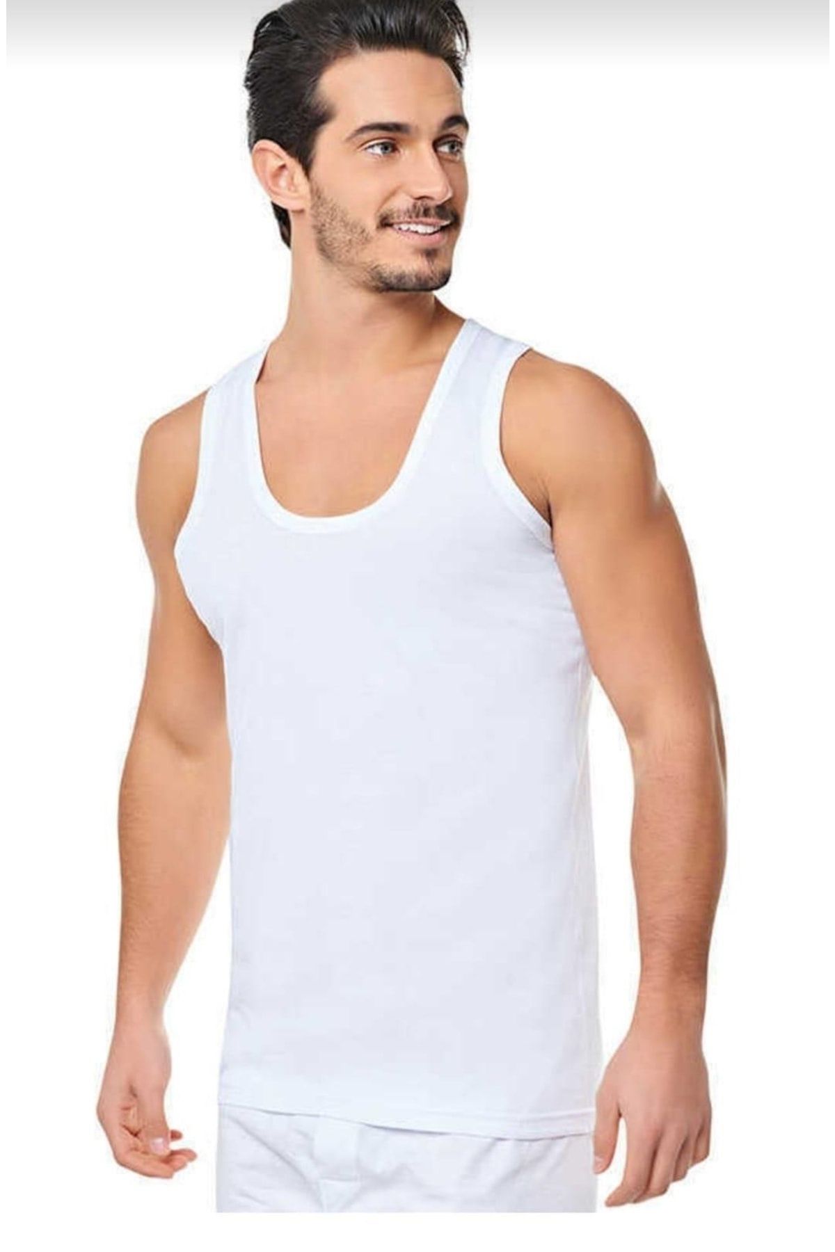 Tutku Elit 1201 Tricou Bărbați Din Elastan 12 Bucăți Masculin - S