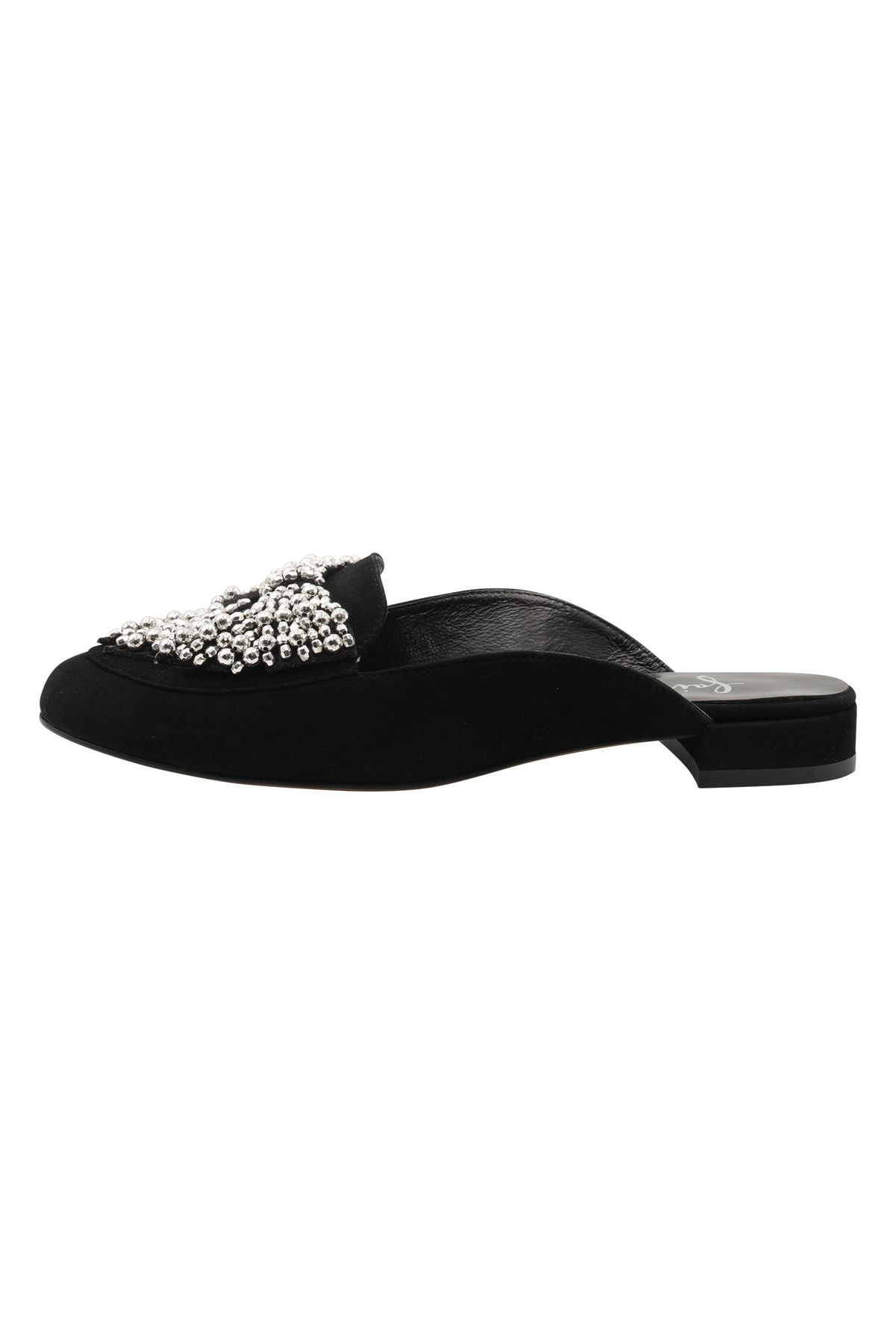 Faina Flacher Schuh Schwarz Flacher Absatz Fast ausverkauft