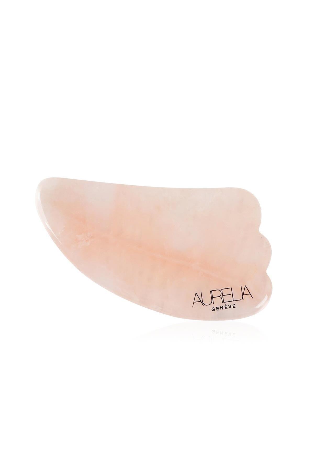 Aurelia Genève Rose Quartz Wing Gua Sha - Melek Kanadı Gua Sha Taşı - Pembe Kuvars — صورتی AR2035
