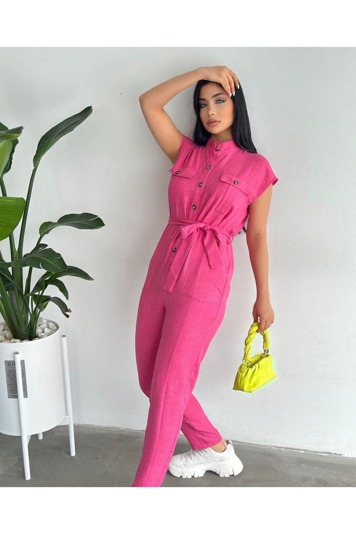 New look outlet pink jumpsuit