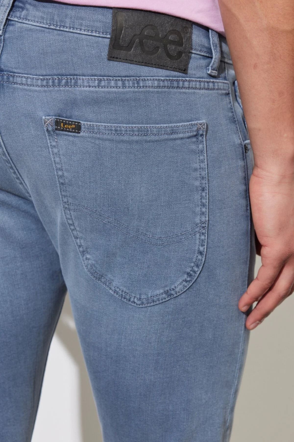 شلوار جین آبی مردانه Slim Fit Skinny Leg Blue L719026UQ Lee