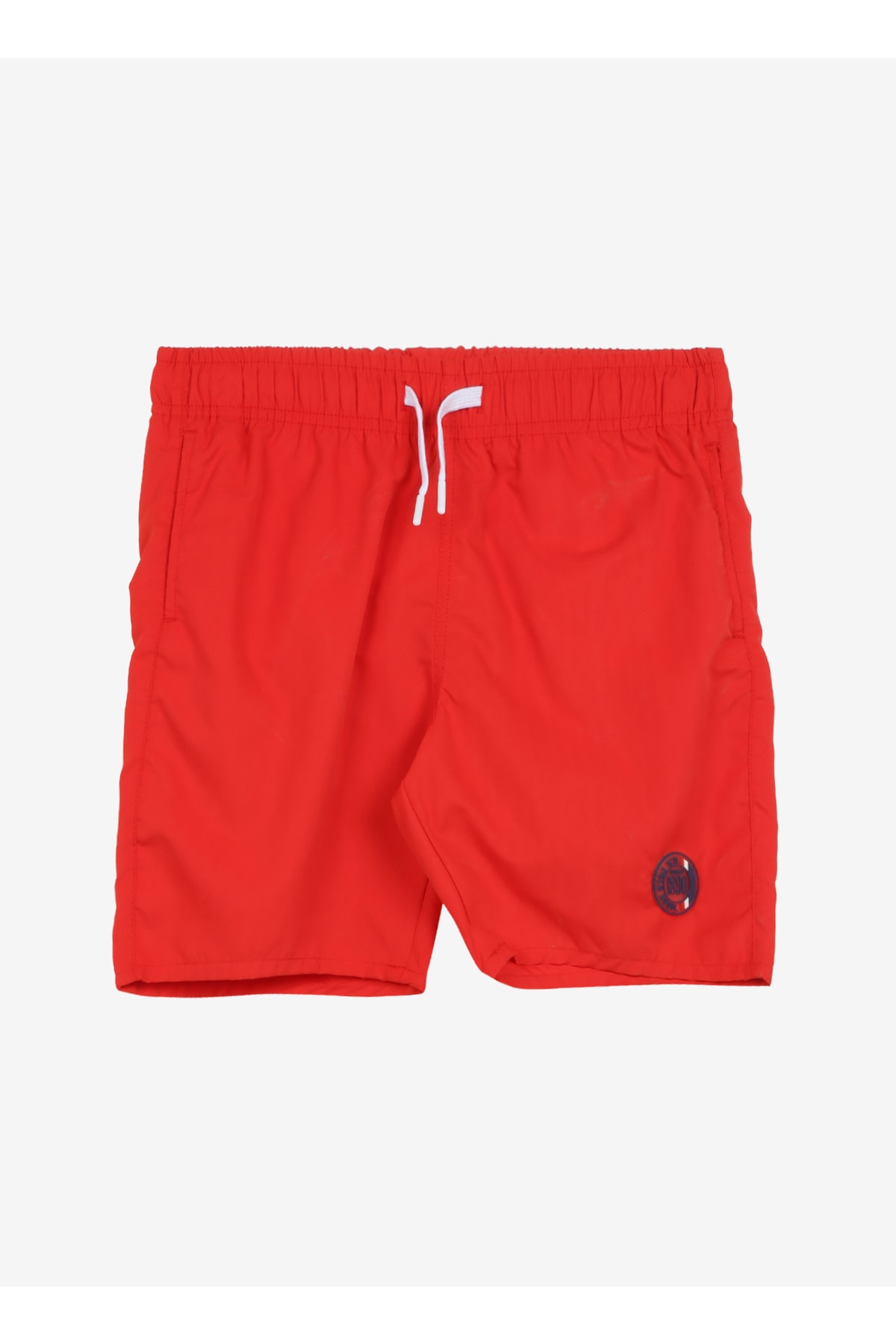 یو اس پولو شلوارک شنا پسرانه قرمز Hermos23ykids