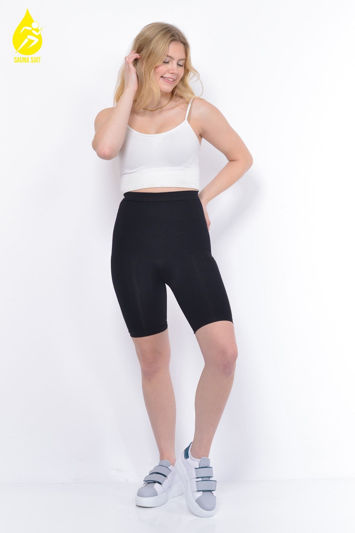 Plus size sales sauna shorts