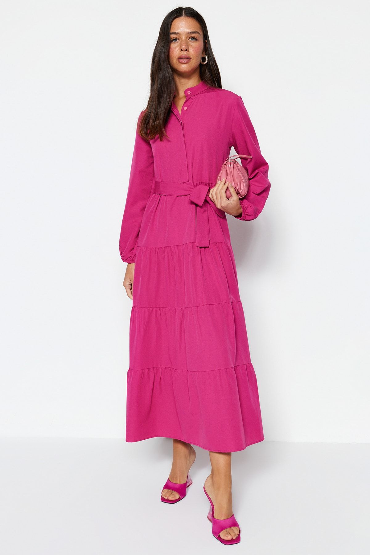 Trendyol Pink Dress 2024, Buy Trendyol Online