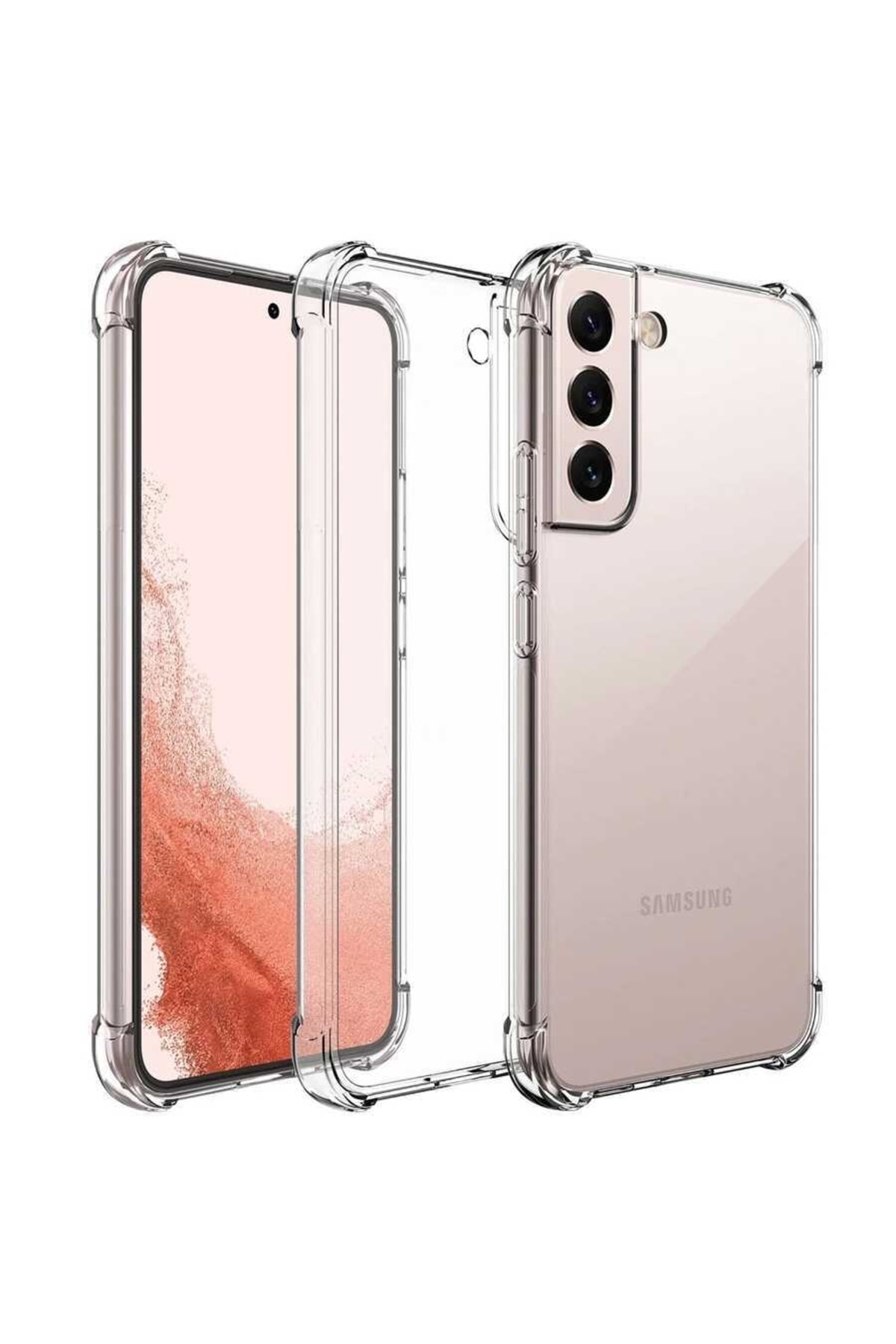 Samsung Galaxy S22 Plus Case Anti Shock Soft Clear Silicone Cover with Camera Protection