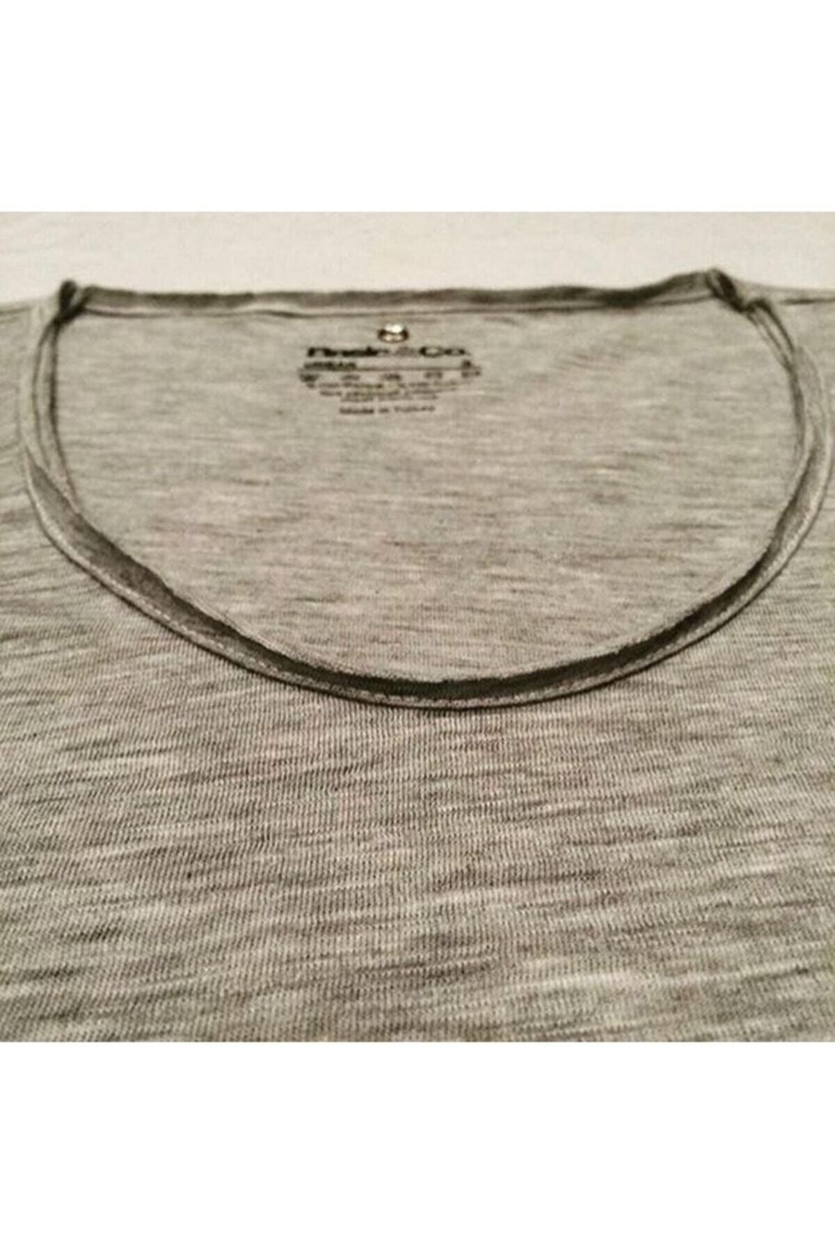 BASIC&CO-Women's Gray T-Shirt Urb001 6
