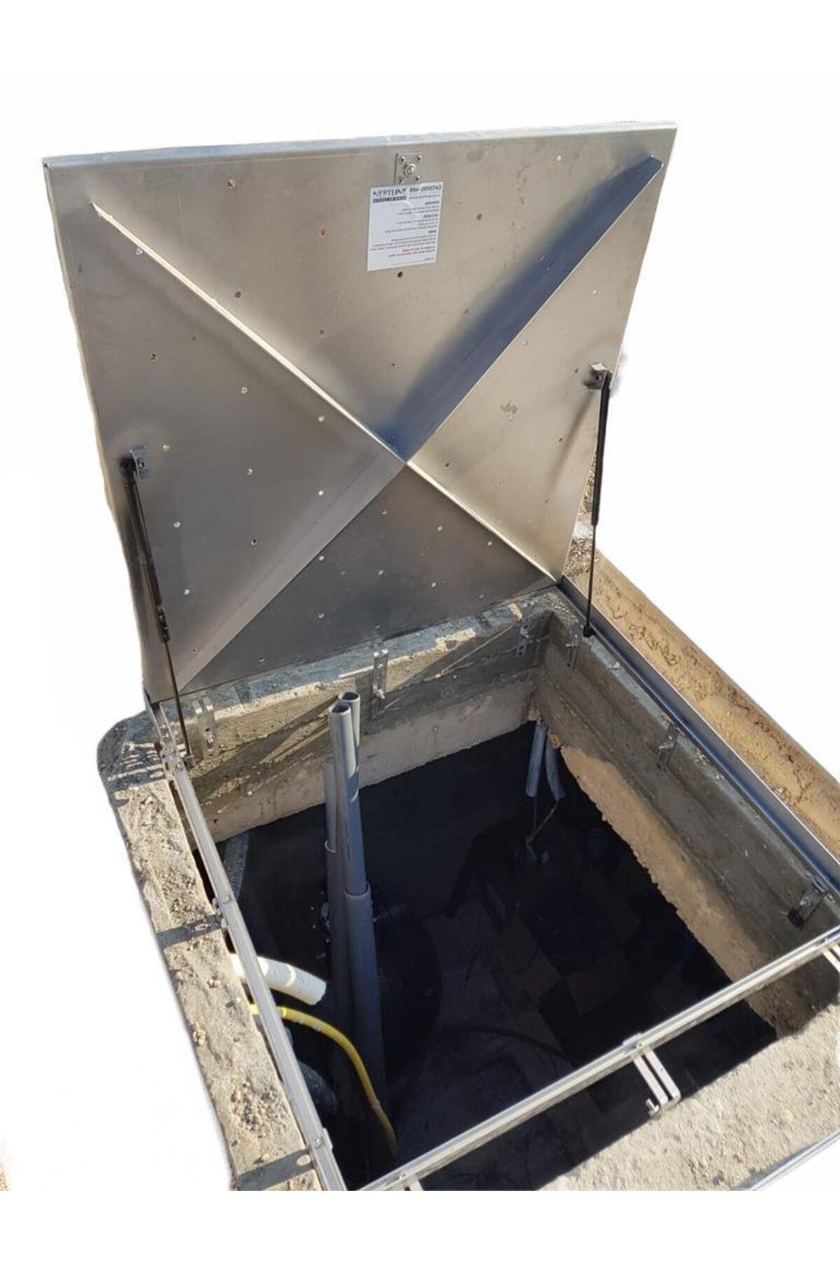 Üzeri Mermer Uygulanabilir Aısı 304 Kalite Paslanmaz Makine Daire Kapakları 900x900 Mm 2