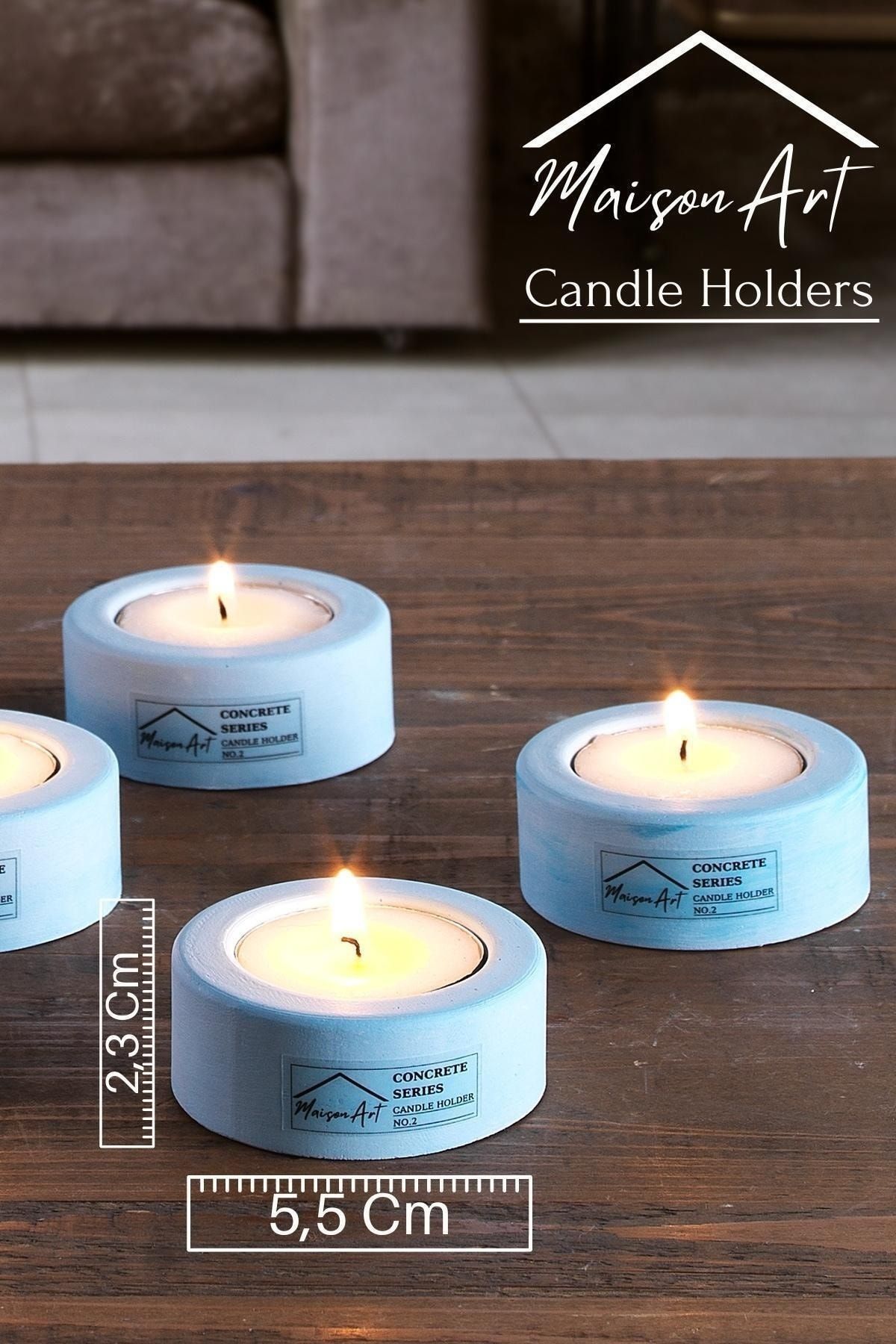 Decorative candles and shop holders