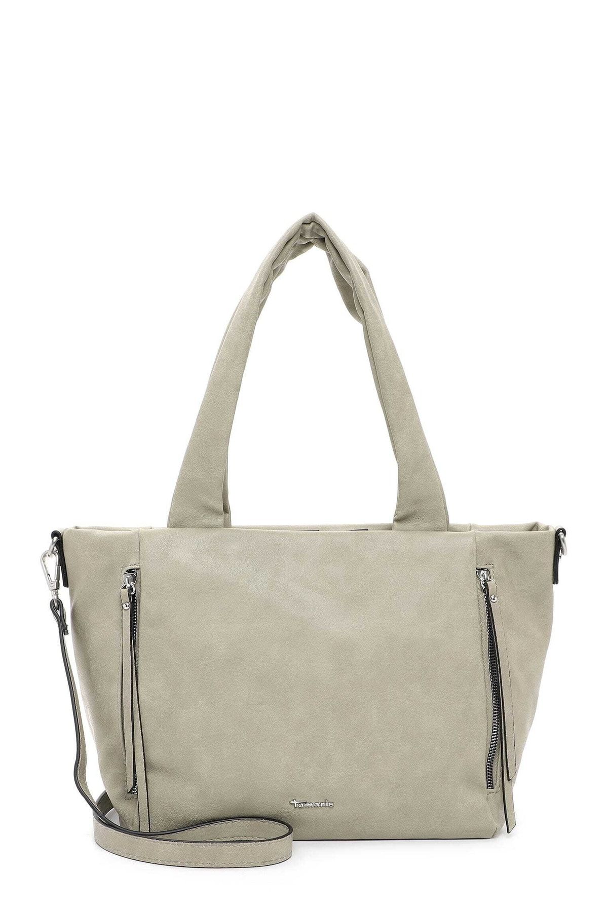 Tamaris Handtasche Grün Unifarben