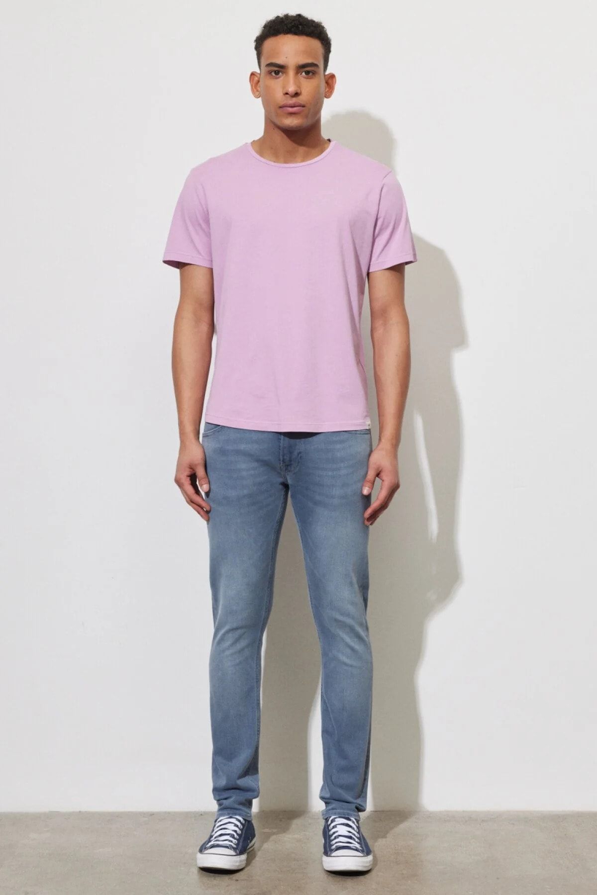 شلوار جین آبی مردانه Slim Fit Skinny Leg Blue L719026UQ Lee