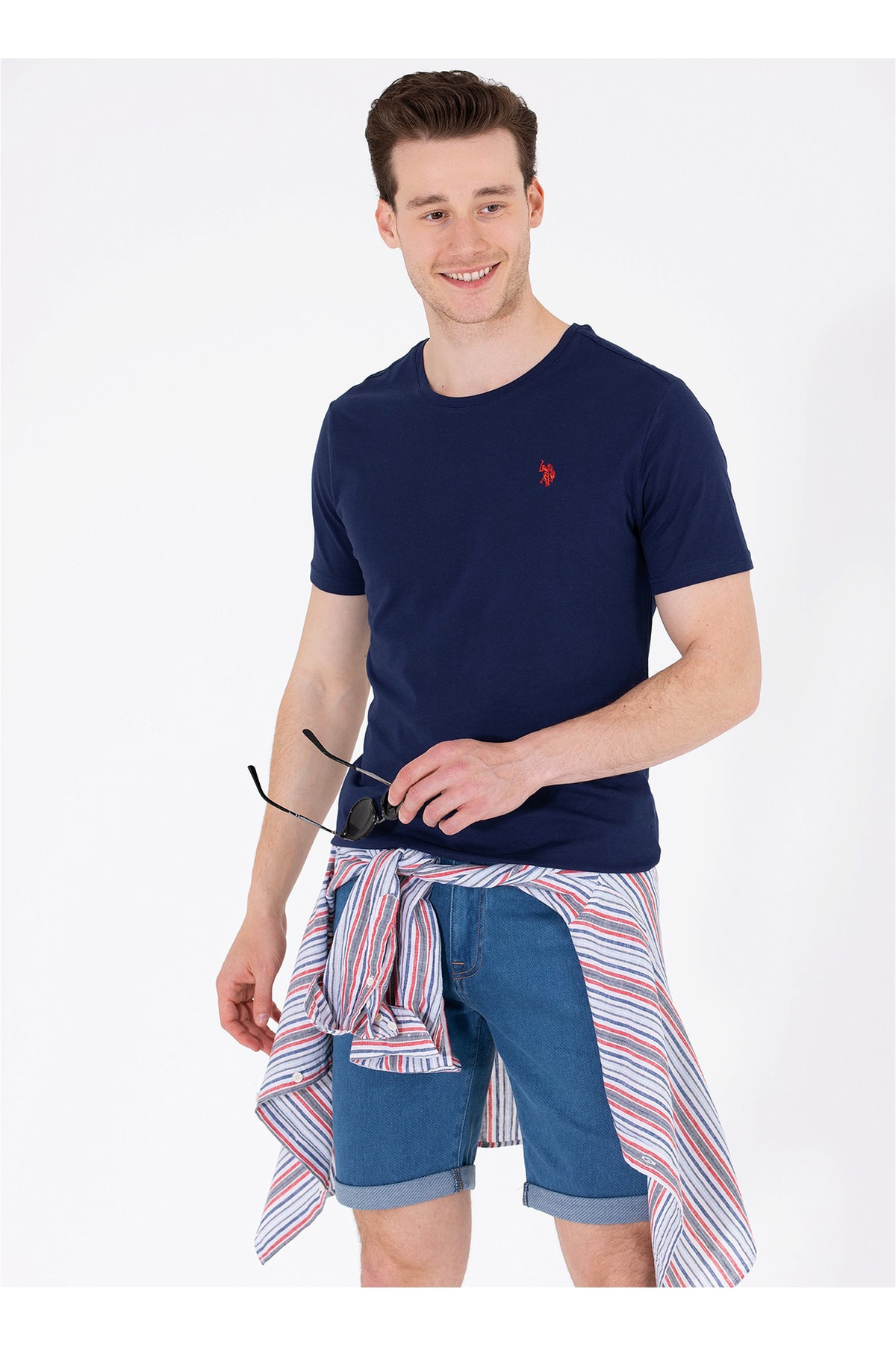 یو اس پولو تی‌شرت، سایز XS، سرمه‌ای